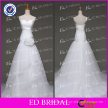 ЭД образец для новобрачных реальный раструб цветок украшен поясом с белым свадебное платье Пакистан